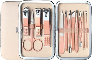 12 Pieces Portable Nail Clippers Beauty Tool Set