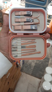 12 Pieces Portable Nail Clippers Beauty Tool Set
