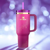 Star Pink Stylish Stanley Barbie Tumbler | H2.0 Tumbler 1.18L Limited Edition Double Wall Vacuum Insulated Limited edition Barbie tumbler