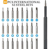 24-in-1 Precision Magnetic Screwdriver Set | Electronics, Phones & Laptop Repair Tool Kit Compact precision repair toolkit SKU: Sm-34-00-00-348