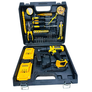 Dunlandi 24V Cordless Drill Machine Set | 2 Batteries & Complete DIY Tool Kit Cordless 24V Drill Machine Set SKU: Sm-42-00-00-425