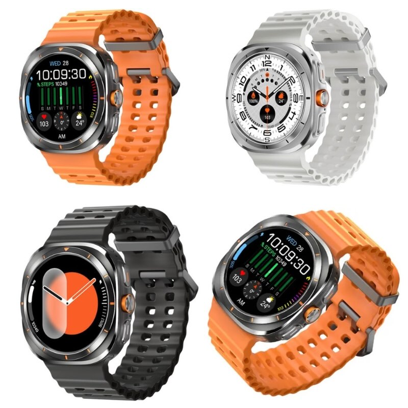 TF7 Ultra Smart Watch | Metal Body, AMOLED Display, Bluetooth Calling, Fitness & Health Tracker Premium smartwatch for active lifestyle